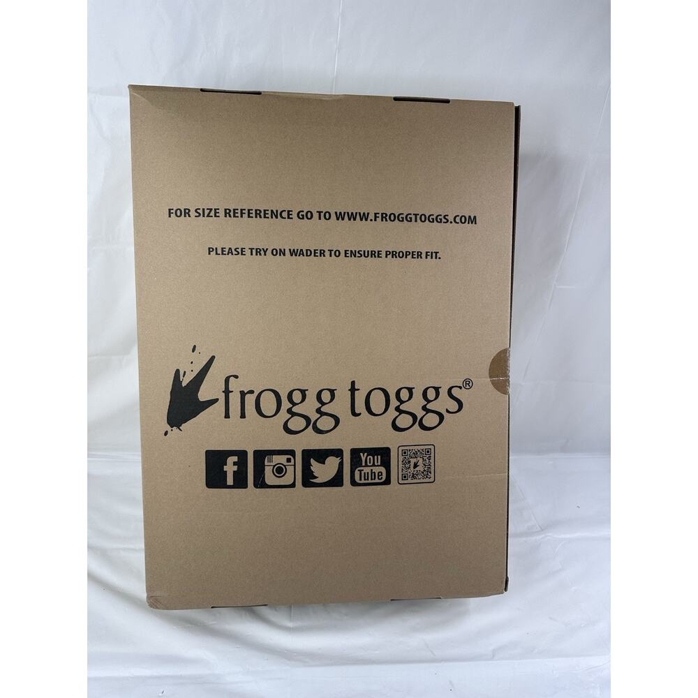 Frogg Toggs Size 14 SteelHeader Reinforced Insulated felt Sole Boot Waders NIB